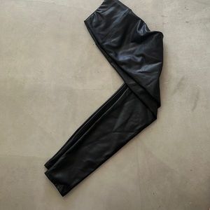 Stretchy pleather pants! Super comfy and sexy